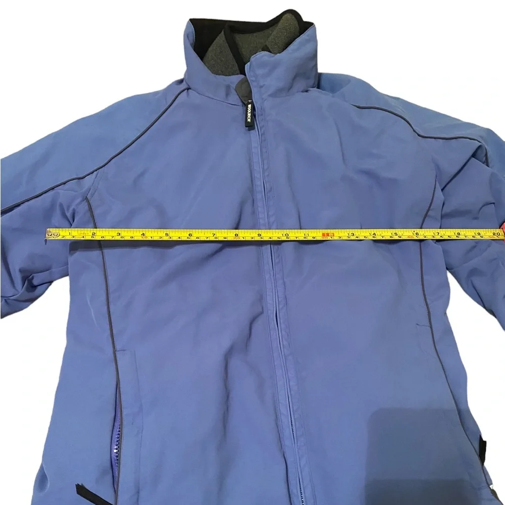 WOOLRICH BLUE MESH Lined women’s WINDBREAKER JACKET with removable fleece liner